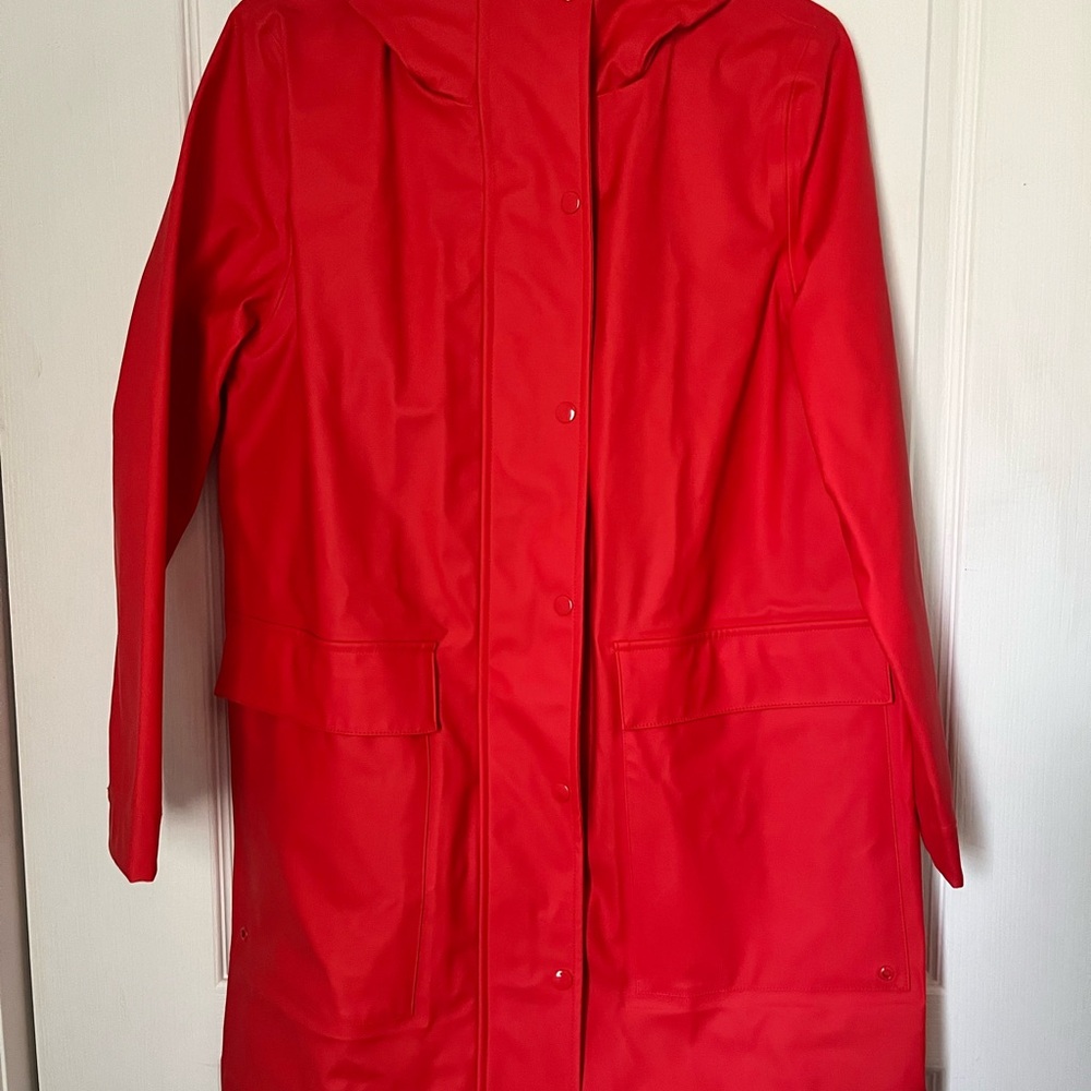 2 for $30 Joe Fresh Vibrant Red Rain Coat